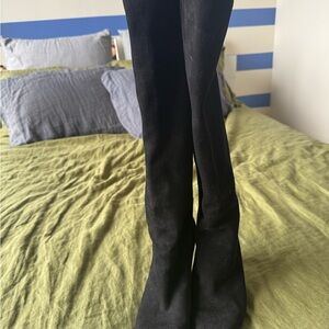 Stuart Weitzman Black Over the Knee Boots